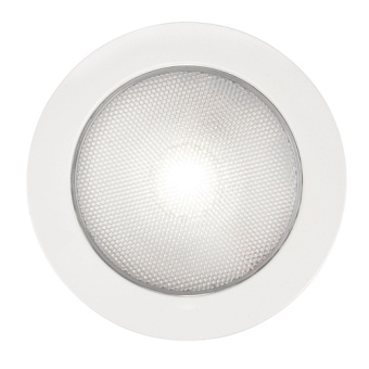 Hella Marine 2JA 980 631-501 - White EuroLED 150, 9-33V DC White Plastic Rim