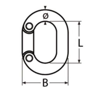 Euromarine Ø6mm Rivet Quick Link