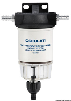 Osculati 17.661.34 - Strainer + water/fuel separator