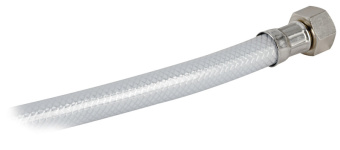 Osculati New Edge Chromed Door Boat Shower with Mizar Chromed Brass Push-Button Shower Head 88x95 mm with Stainless Steel Hose 2,5 meter - 15.143.06
