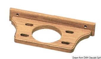 Osculati 71.602.10 - Teak Glass Holder 275x87x90 mm