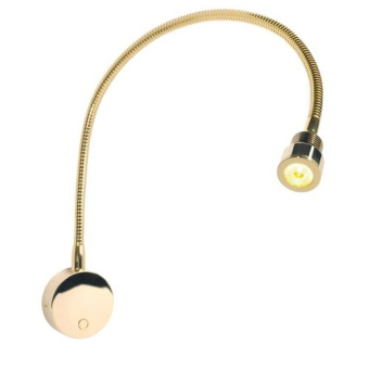 Prebit 21113409/USB - LED flexible light 01-1 with USB, shiny gold