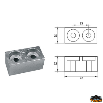 Trem L8146105 - Anodes For Engines Yamaha-Mariner