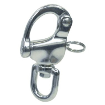 Euromarine Halyard Snap Hook With Swivel - 70mm