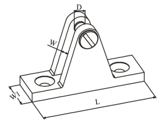 Talamex Deckmount Stainless Steel 90° With Screw