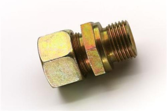 Straight Threaded Grease Lubricator Connector, 1/8"–3/8" BSP