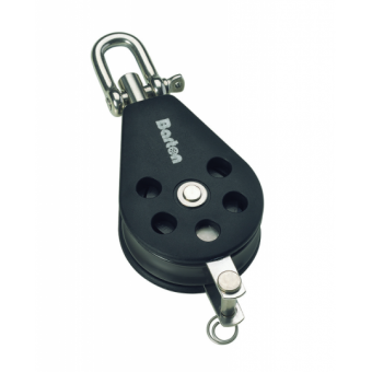 Barton Marine Single Block - Swivel + Becket