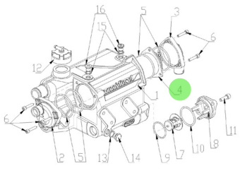 Nanni Diesel 970313519 - Heat Exchanger Tube Stack for N3.30 Engines