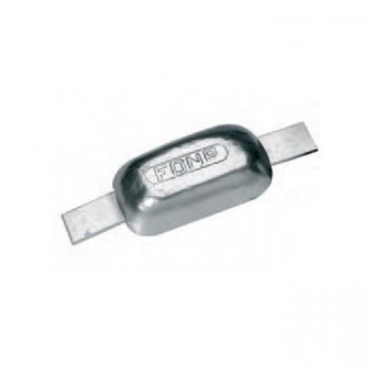 Hollex FAL Aluminium Weld-On Hull & Rudder Rectangular Anode