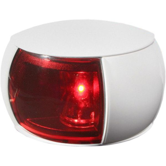 Hella Marine 2LT 980 520-011 Compact NaviLED Port Red LED Navigation Light (White)