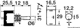 Osculati 14.938.02 - Toggle Switch ON-OFF-ON