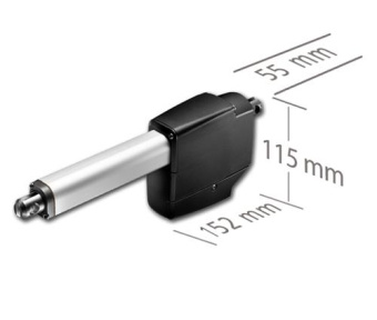 Linak LA25 IC Advanced & IC Parallel Linear Actuator 1.5kN 250mm 12V/24V DC IP69K