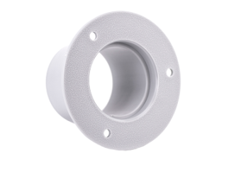Shields Plastic Flange Gray; UV-Stabilized
