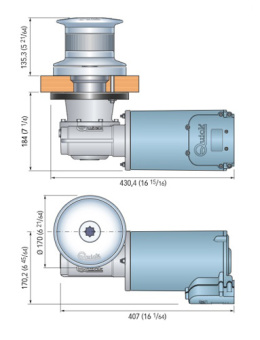 Quick Tumbler Capstan 2000W/24V