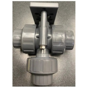 Parker 14018019RH - Ball Valve 3-way Act 1SL PVC