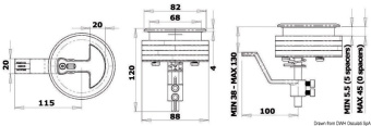 Osculati 38.159.01 - L&T Flush Latch With Compr.System