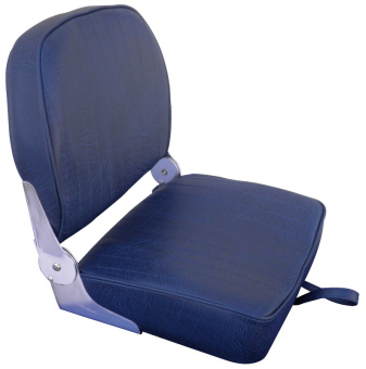 Osculati 48.404.02 - Seat With Foldable Back Navy Blue Vinyl Cushion