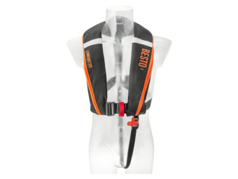 Besto 20427645 - Comfort Fit Life Jacket 180N Auto Harness Black/Orange