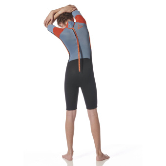 Plastimo P203727 - Essential 3/2mm Neoprene Wetsuit Shorty Kids Black/Red Size Y-M