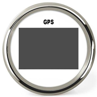 Hollex GPS Speedometer Digital White/Stainless Steel 9-32V
