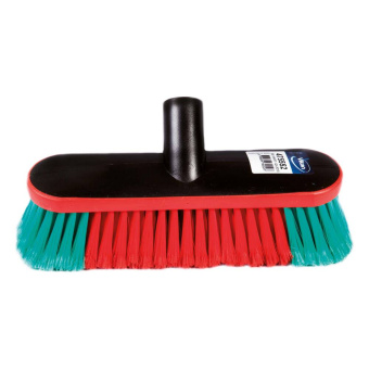 Vikan 475552 - Long Handled Scrubbing Brush + Bumper and Water Hole 25 cm