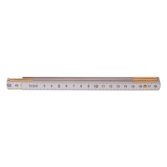 Aluminium Rule Bare Metal 1 Meter