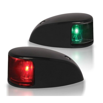 Hella Marine Pair Of Naviled Lights Deck Mount White - Left / Right