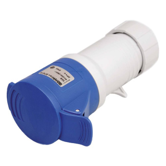 CEE Blue Connector Plug IP44 3P-32A-220V