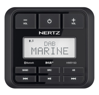 Hertz HMR 15 D - Digital Media Receiver DAB+/FM/USB/BT 4x50 Watt