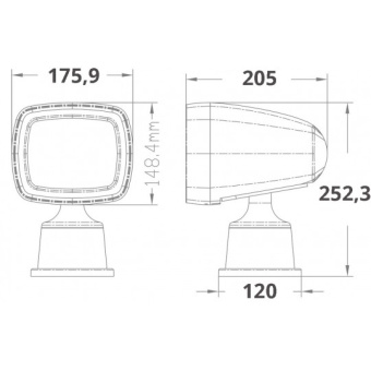 A.A.A. Waterproof LED Radio Controlled Projector