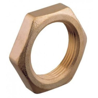 Midinox SPCE40P Brass Lock Nut - 1 1/2