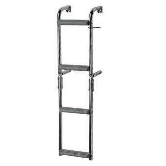 Plastimo 30536 - Ladder 90° for narrow transom, 2+2