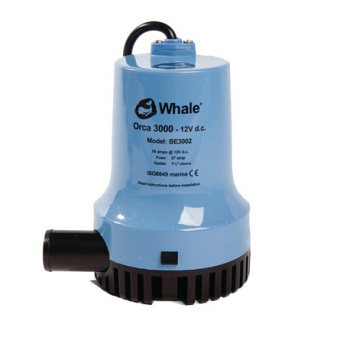 Whale BE3004 - Electric Submersible Bilge Pump Orca, 3000GPH 24V