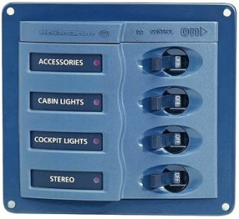 Hella Marine 8HG 998 514-011 - Switch Panels With 4 Circuit Breakers