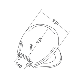 Matromarine Plastic WC Spare Seat