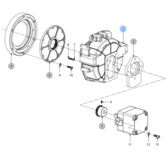 Vetus STM4513 - Flywheel Housing