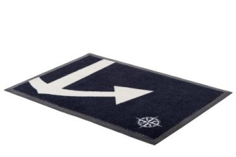 ARC Marine Doormat Anchor Black 60 x 40 cm