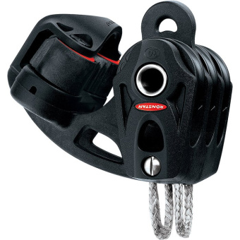 Ronstan RF35332 Series 30 Ball Bearing Orbit Block, Triple with Becket & Cleat