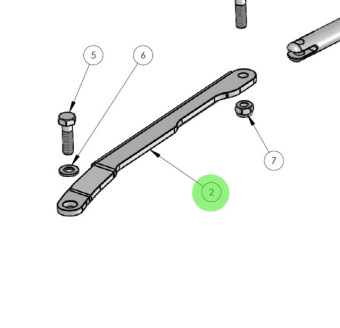 Alamarin Jet 10823 - Steering Shaft for Jet-245 Water Jets