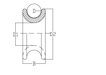 TyeTec LT120503 - Thimble Aluminium For 3 mm Line