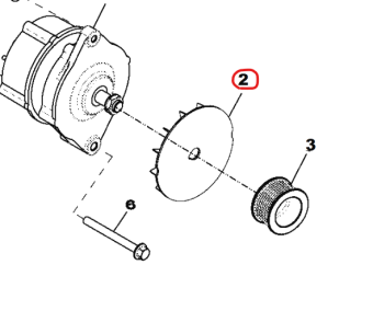 Northern Lights R505711 - FAN, ALTERNATOR