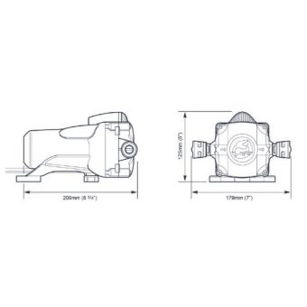 Whale Watermaster Automatic Pressure Pump 12V - PSI 30 - 11,5 L/min