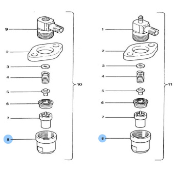 Vetus STM2717 - Retaining Nut