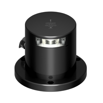 Lopolight 301-005-PRO-I - Navigation Light 2NM 135° White Stern Black Anodized