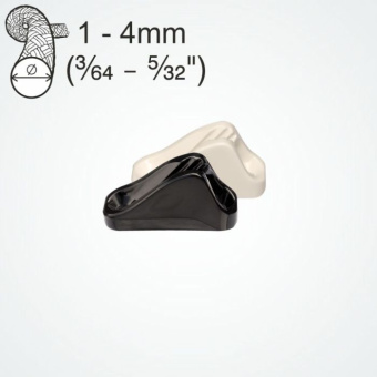 Clamcleat CL274 Open Micros Nylon Cleats for 1–4 mm Rope