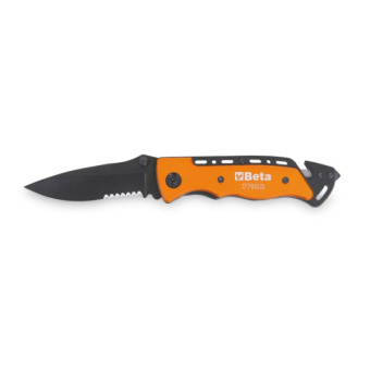 Beta 017780080 - Car Service Knife With Window Breaking Hammer And Seat Belt Cutter