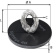 Wichard 6662 - Softeye Stick-on Padeye D40 Black
