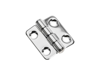 Roca 441580 - Flat Hinge with Rounded Corners Stainless Steel 38 x 40mm