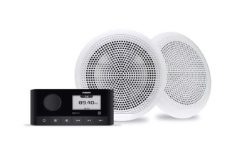 Fusion MS-RA60KCW - Stereo and Speaker Kit RA60 + EL-F651W 6.5 EL Classic White + Accessories