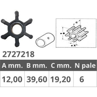 Jabsco OriginalImpeller 22405-0001